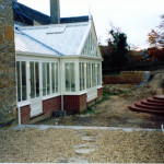 Back garden during renovation work
