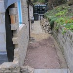 The site was kept level and tidy at all times