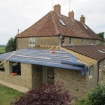 It was good to be able to start getting the extension covered up and in the dry