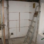 The larder being removed from the lounge