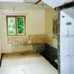 En-suite bathroom - gutted