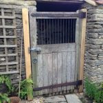 New oak posts for old oak barn door