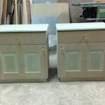 Pair of bedside units