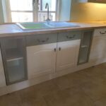 Now obsolete kitchen units updated with bespoke fronts