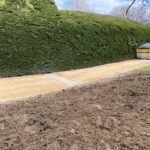 Driveway re-surfaced and drainage added